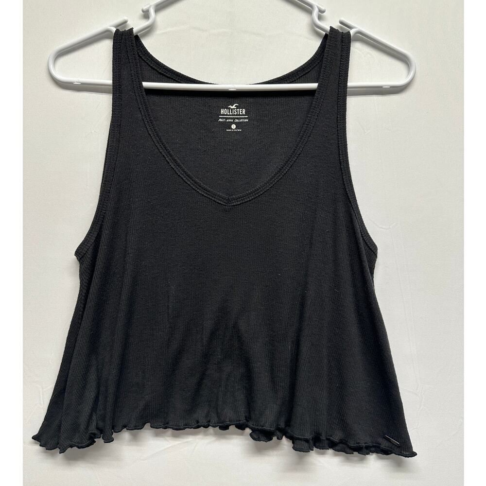 Hollister Black Sleeveless Blouse